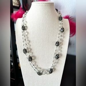Crystal Beaded Long Necklace